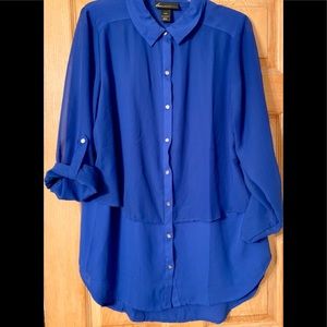Lane Bryant Long Dress Shirt